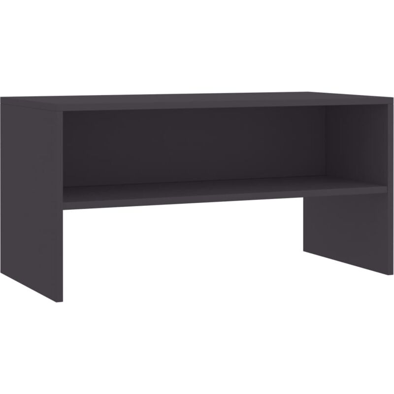 

Vidaxl - Mueble de TV Aglomerado Gris 80x40x40 cm - Gris