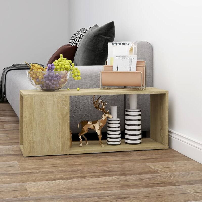 

Mueble para TV aglomerado color roble Sonoma 80x24x32 cm