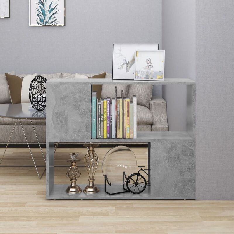 

Mueble para TV aglomerado gris hormigón 80x24x63 cm