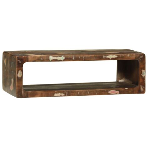 Mueble para TV con estante Multicolor Madera maciza recuperada