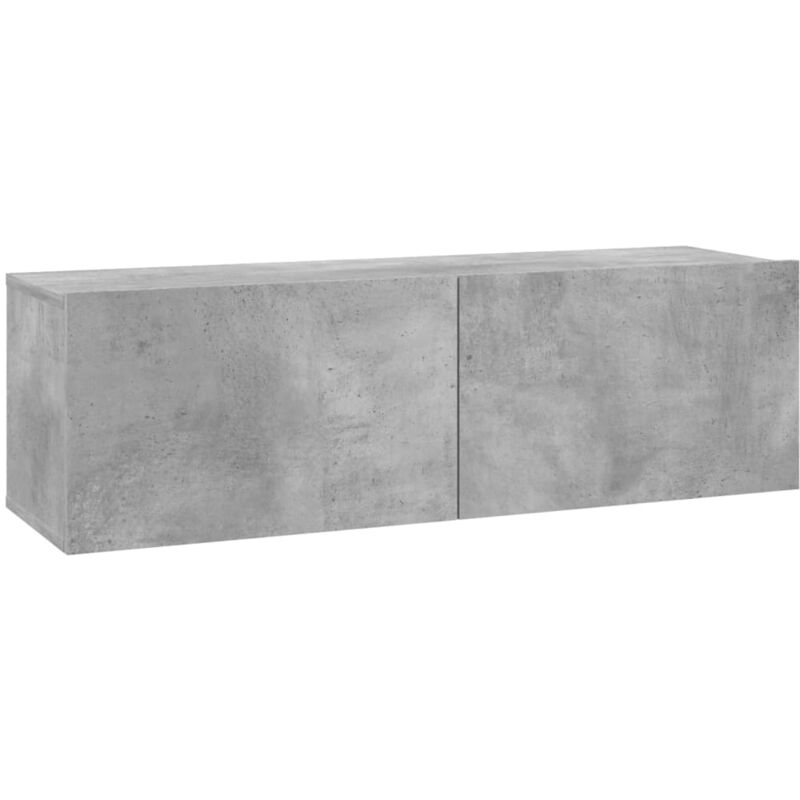 

Mueble para TV de Aglomerado Gris Hormigón 100x30x30 cm - Gris - Vidaxl