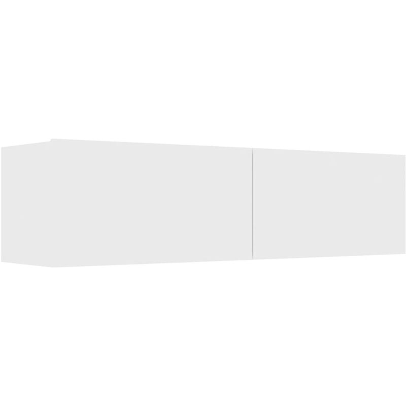 

vidaXL Mueble para TV de Aglomerado Blanco 120x30x30 cm - Blanco