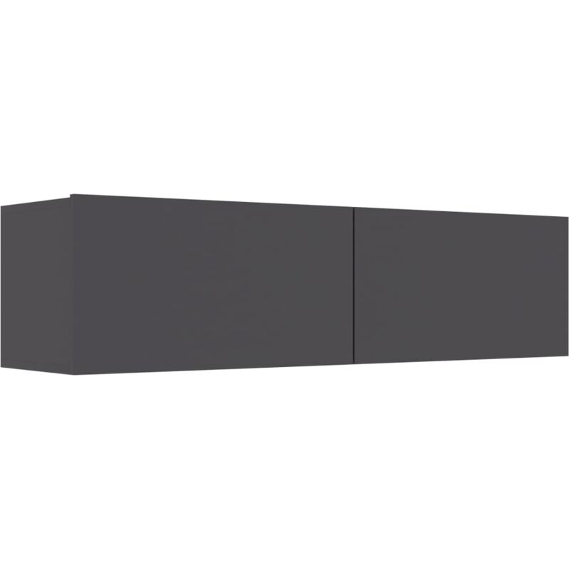 

Mueble para TV de Aglomerado Gris 120x30x30 cm - Gris - Vidaxl