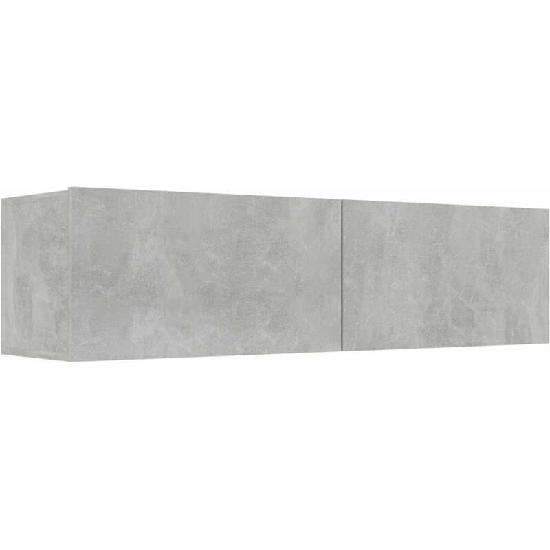 

vidaXL Mueble para TV de Aglomerado Gris Hormigón 120x30x30 cm - Gris