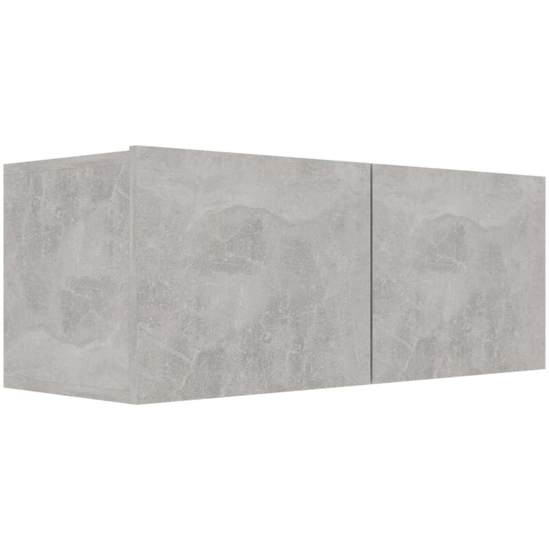 

Mueble para TV de Aglomerado Gris Hormigón 80x30x30 cm - Gris - Vidaxl