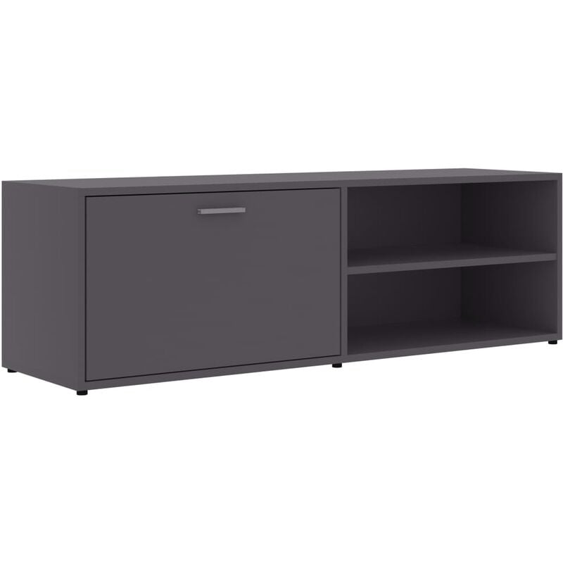 

Mueble para TV de Aglomerado 120x34x37 cm Gris - Gris - Vidaxl