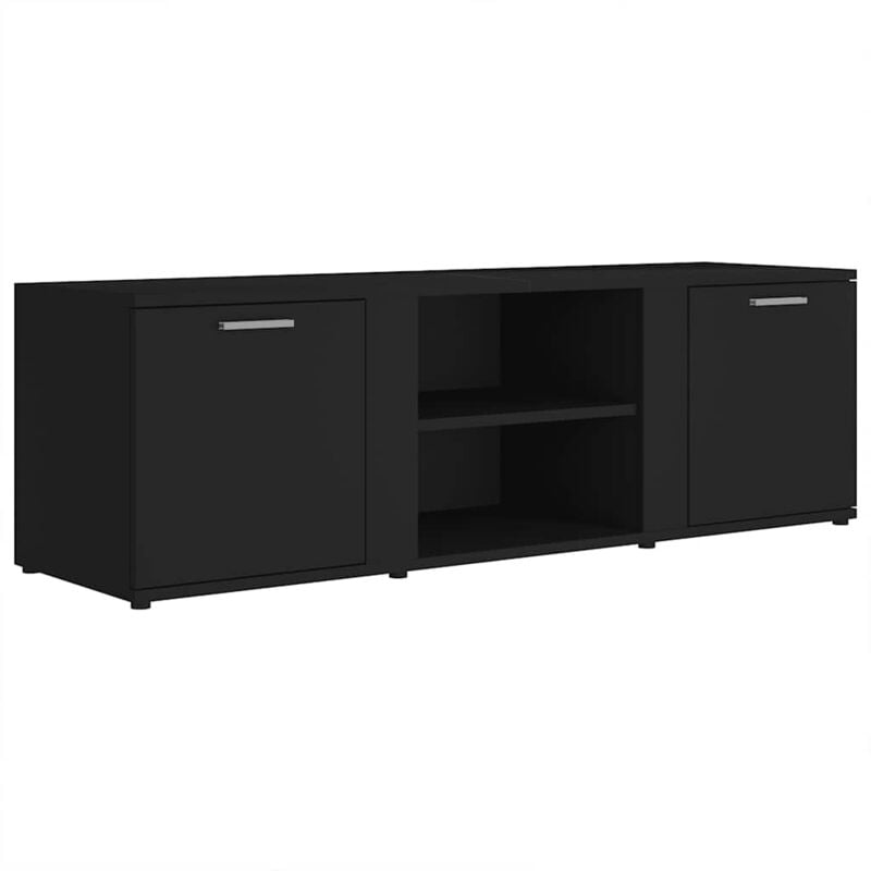 

Mueble para TV de Aglomerado 120x34x37 cm Negro - Negro - Vidaxl