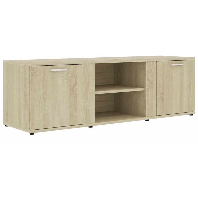 

vidaXL Mueble para TV de Aglomerado 120x34x37 cm Color Roble Sonoma - Marrón