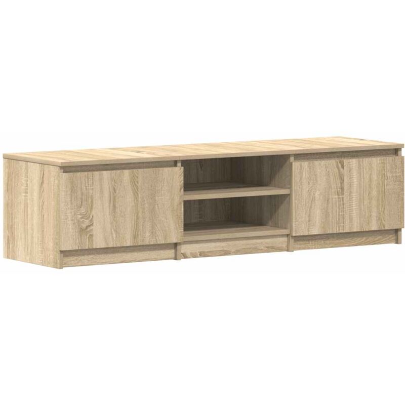 

vidaXL Mueble para TV de Aglomerado 140x40x35,5 cm Color Roble Sonoma - Marrón