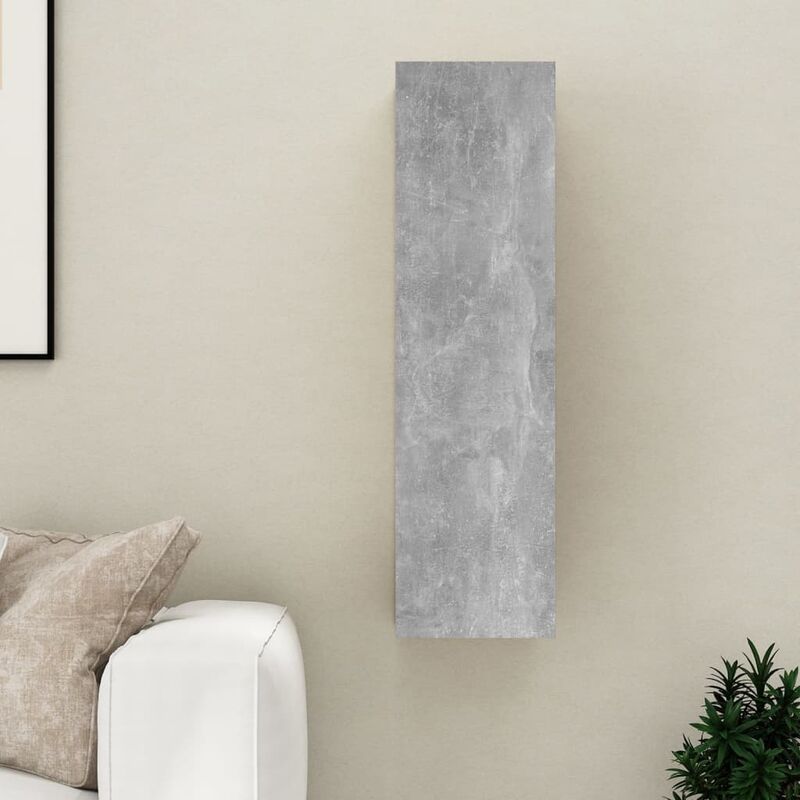 

Mueble para TV de aglomerado gris hormigón 30,5x30x110 cm