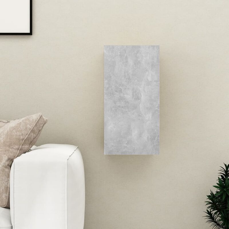 

Mueble para TV de aglomerado gris hormigón 30,5x30x60 cm