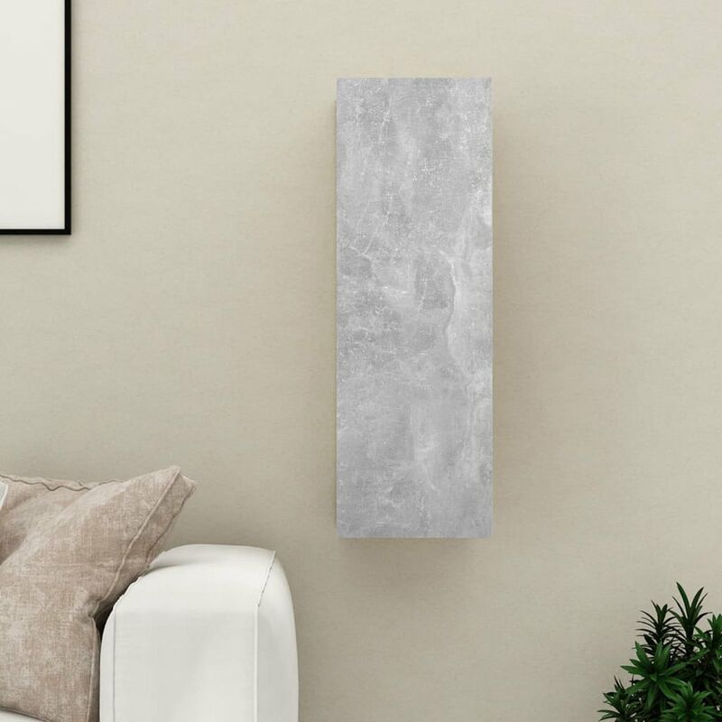 

Happyshopping - Mueble para TV de aglomerado gris hormigon 30,5x30x90 cm
