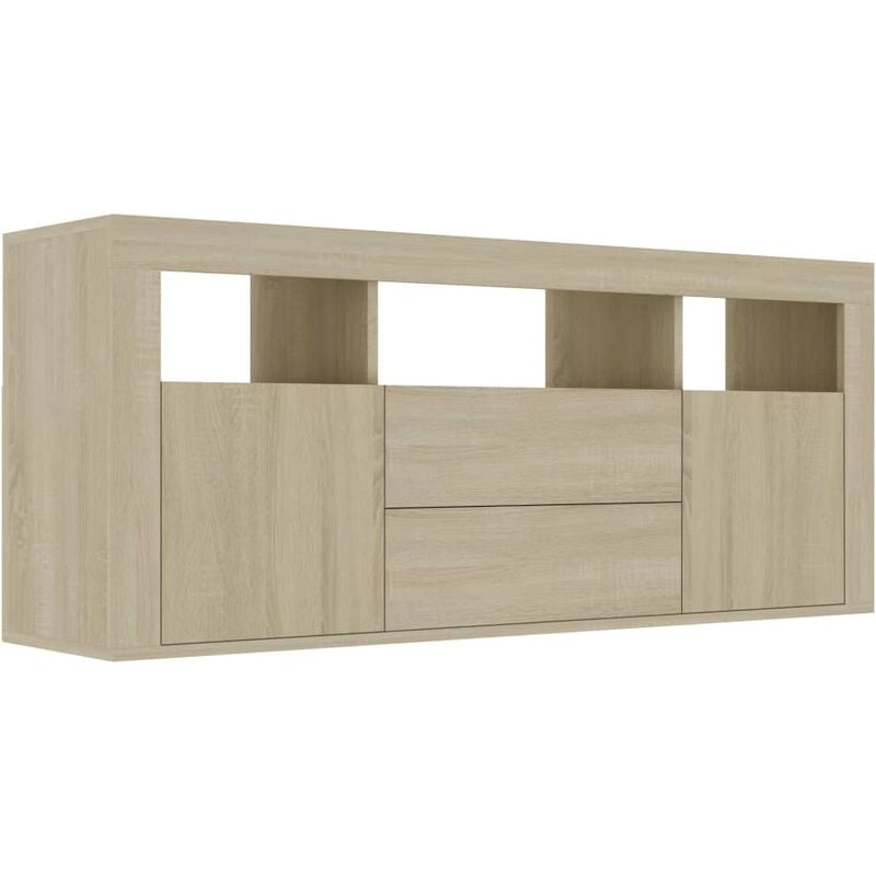 

Mueble para TV Aglomerado 120x30x50 cm Color Roble Sonoma - Marrón - Vidaxl