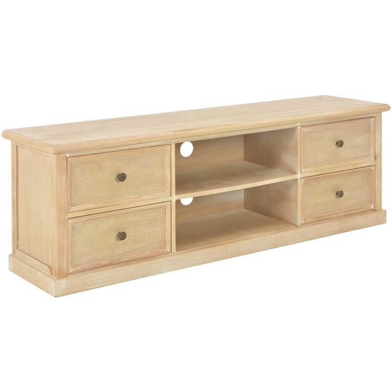 

Mueble para TV de madera 120x30x40 cm - Marrón