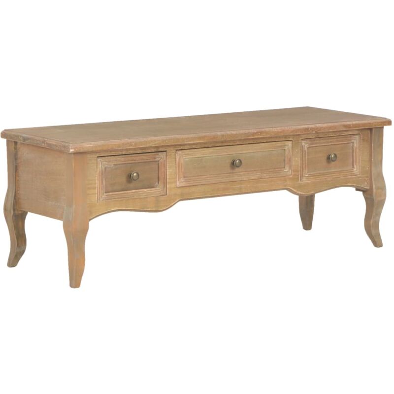 

Mueble para TV de Madera de Pino 100x35x35 cm Marrón - Marrón - Vidaxl