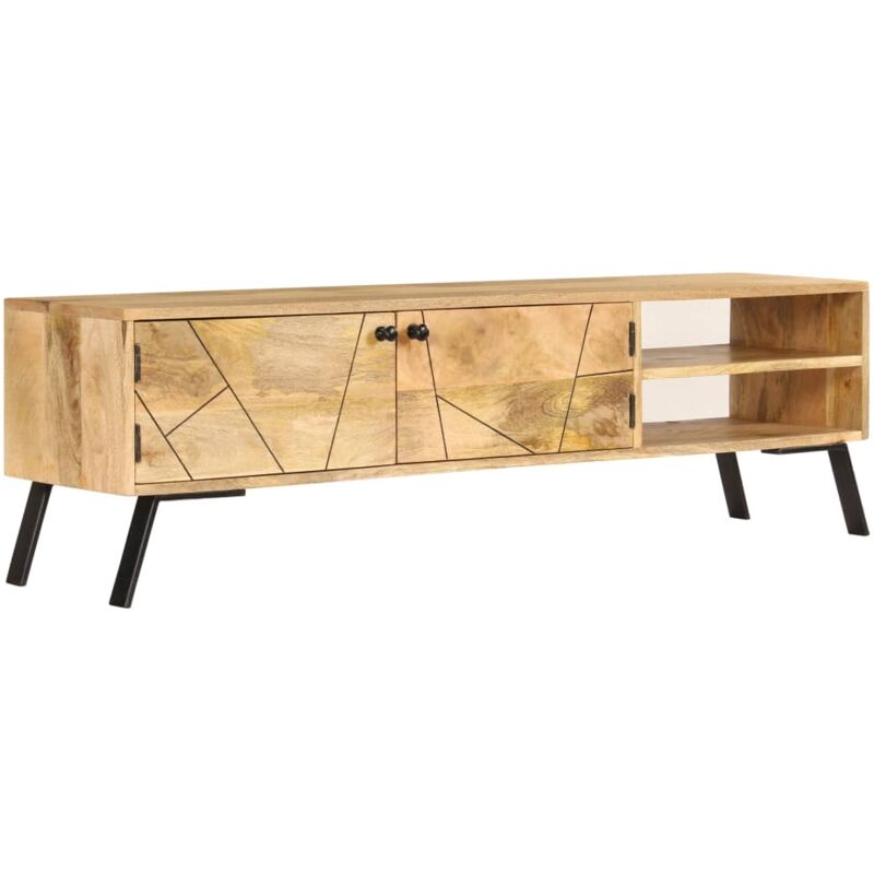 Vidaxl - Mueble de TV,Mesa tv madera maciza de mango 140x30x40 cm