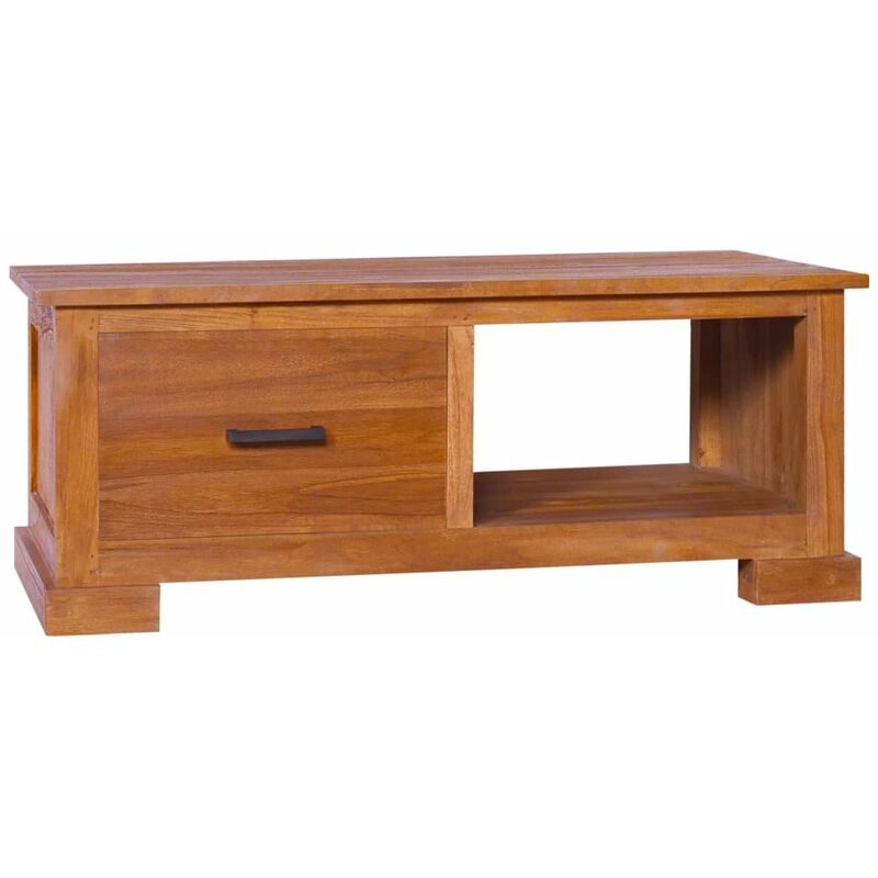 

Mueble para TV de madera de teca maciza 90x50x37 cm