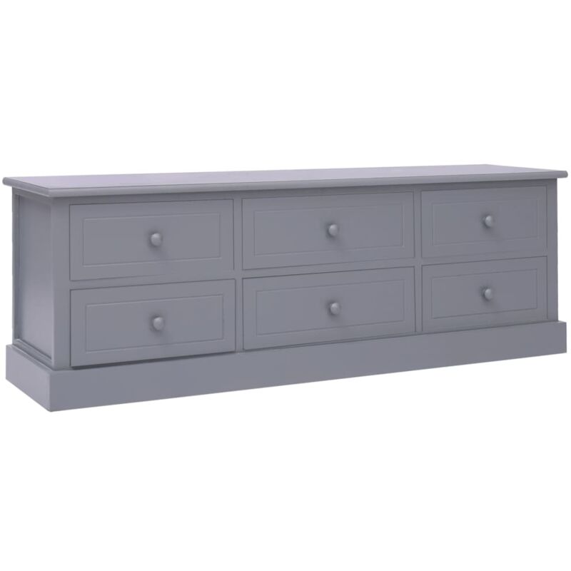 

vidaXL Banco de Entrada de Madera 115x30x40 cm Gris Oscuro - Gris