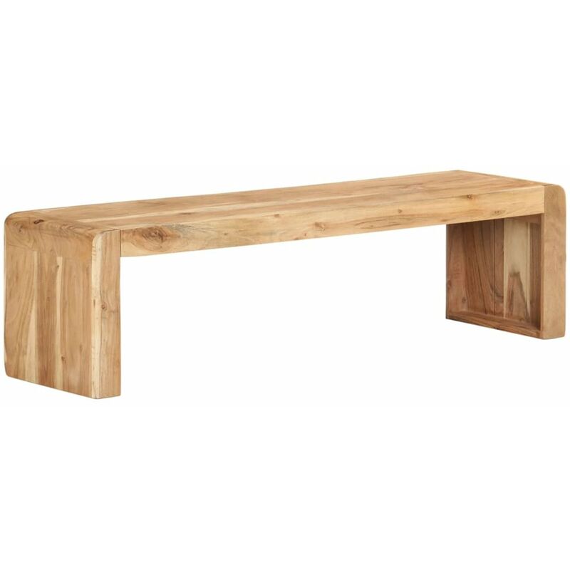 

Mueble para TV de madera maciza de acacia 120x33x33 cm