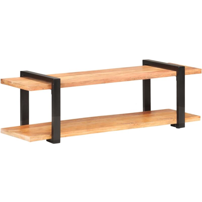 

Mueble para TV de madera maciza de acacia 130x40x40 cm - Marrón - Vidaxl