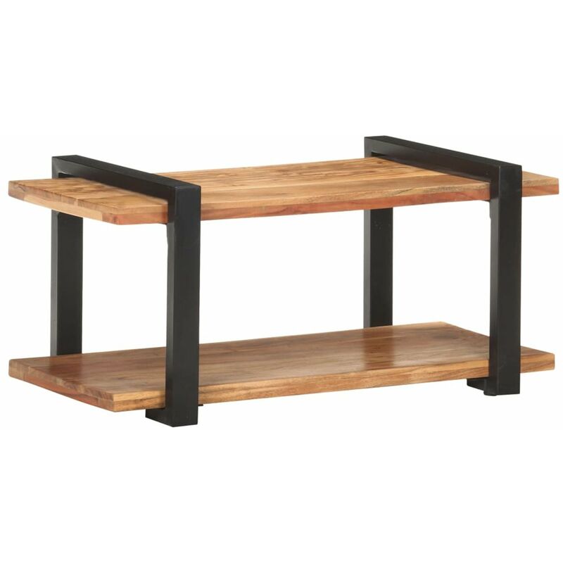 

Mueble para TV de madera maciza de acacia 90x40x40 cm