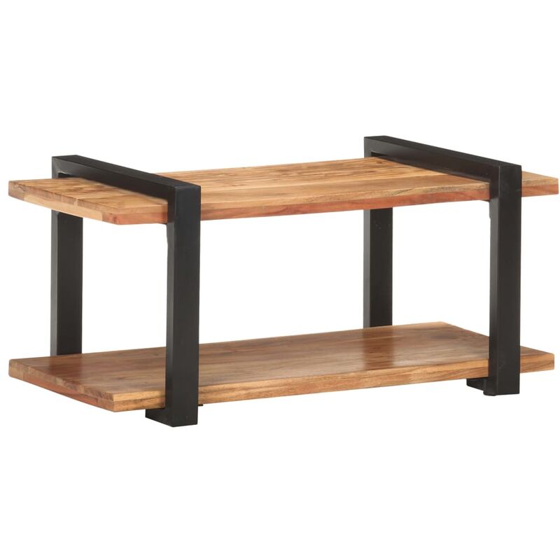 

Mueble para TV de madera maciza de acacia 90x40x40 cm