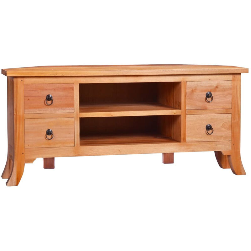 

Mueble para TV de madera maciza de caoba 100x40x45 cm