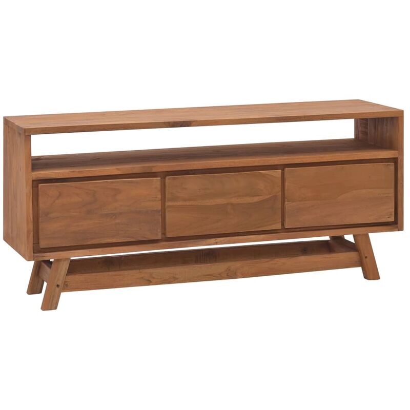 

Mueble para TV de madera maciza de mango 110x30x50 cm