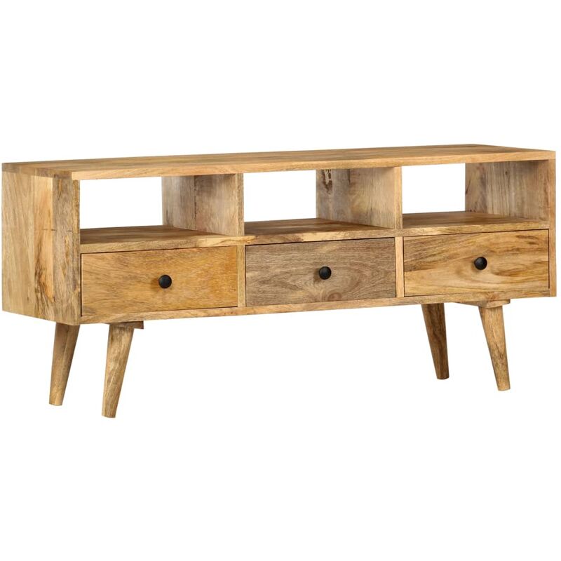 

Mueble para TV de madera maciza de mango 110x36x50 cm - Marrón