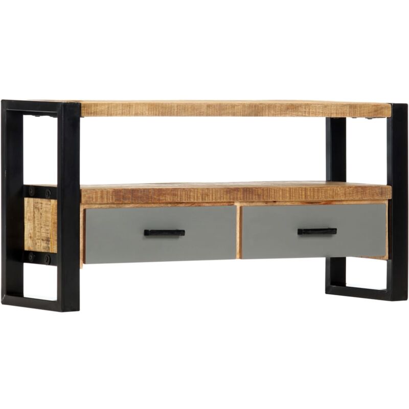 

Mueble para TV de Madera Maciza de Mango 100x30x50 cm - Marrón - Vidaxl
