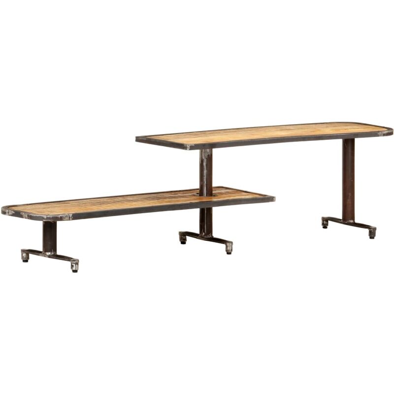 

Mueble para TV de madera maciza de mango 160x30x40 cm