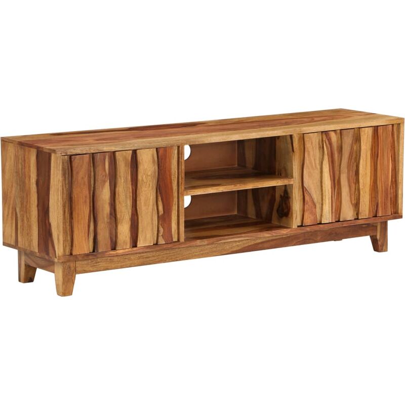 

Mueble para TV de madera maciza de sheesham 118x30x40 cm - Marrón - Vidaxl
