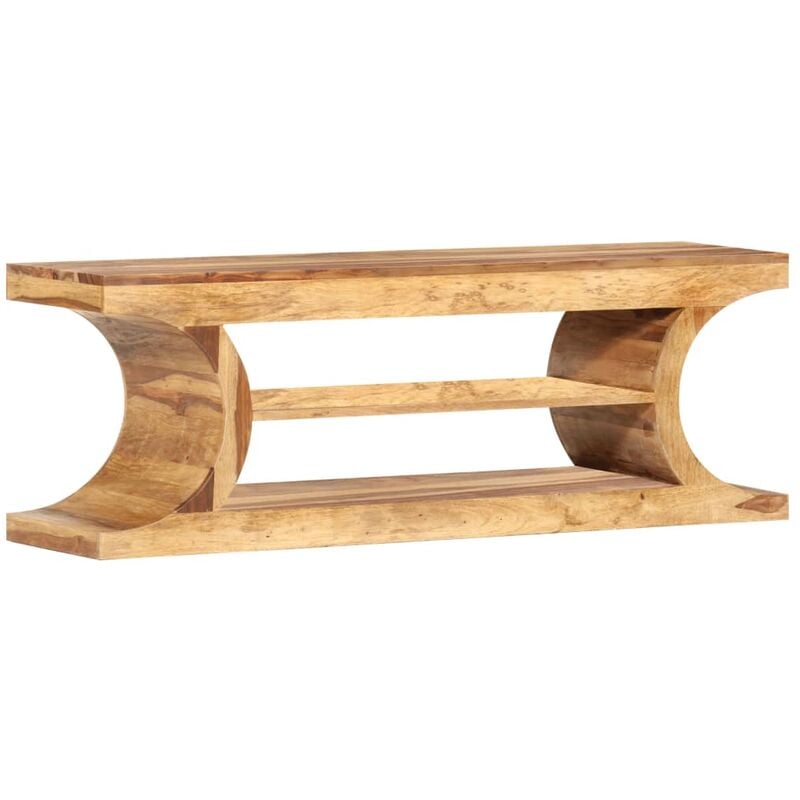 

Mueble para TV de madera maciza de sheesham 118x30x40 cm - Marrón - Vidaxl