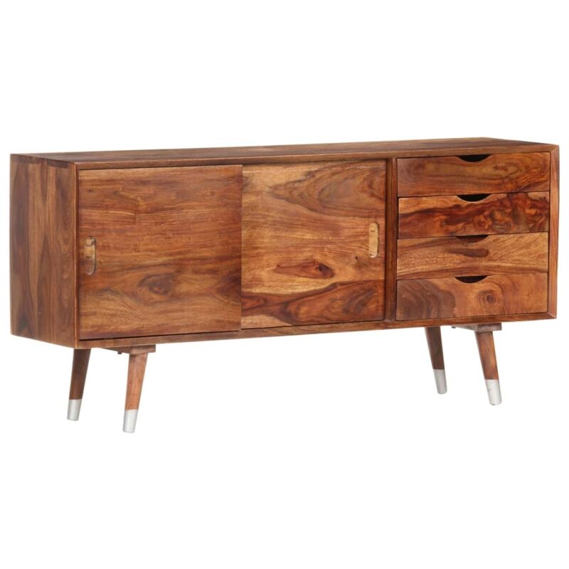 

Mueble para TV de madera maciza de sheesham 118x30x55 cm - Marrón - Vidaxl