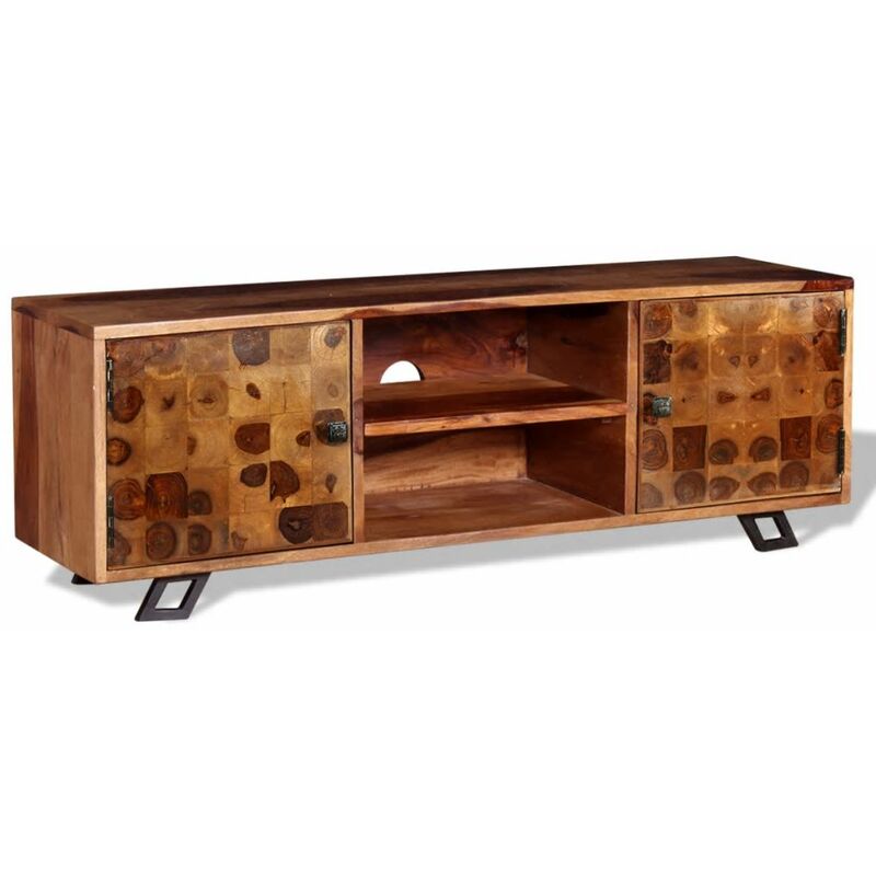 

Mueble para TV de madera maciza de sheesham 120x30x40 cm