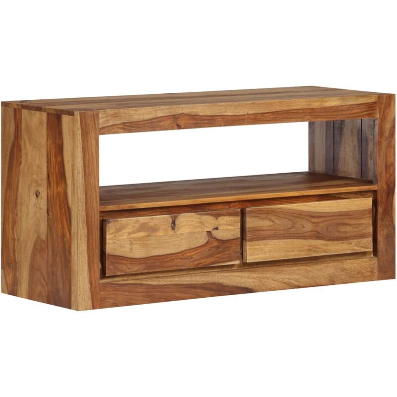 

Mueble para TV de madera maciza de Sheesham 80x30x40 cm