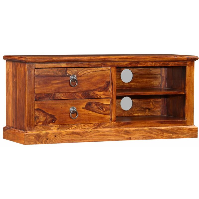 

Mueble para TV de madera maciza de sheesham 90x30x40 cm