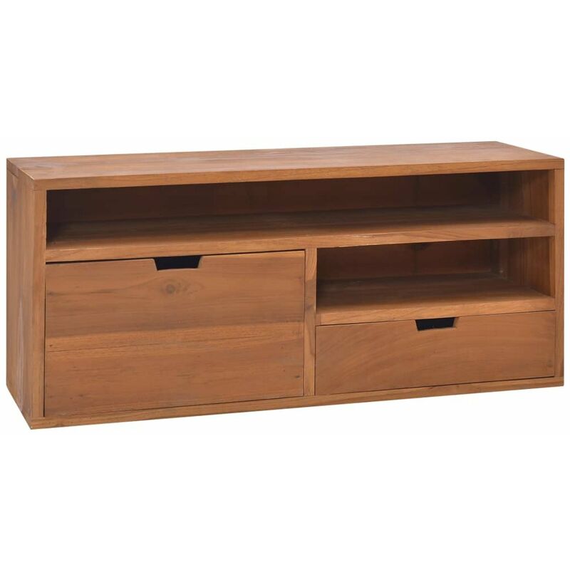 

Mueble para TV de madera maciza de teca 90x30x40 cm
