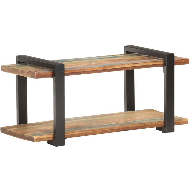 

vidaXL Mueble para TV de madera maciza reciclada 90x40x40 cm - Marrón