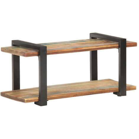 Mueble para TV de madera maciza reciclada 90x40x40 cm vidaXL