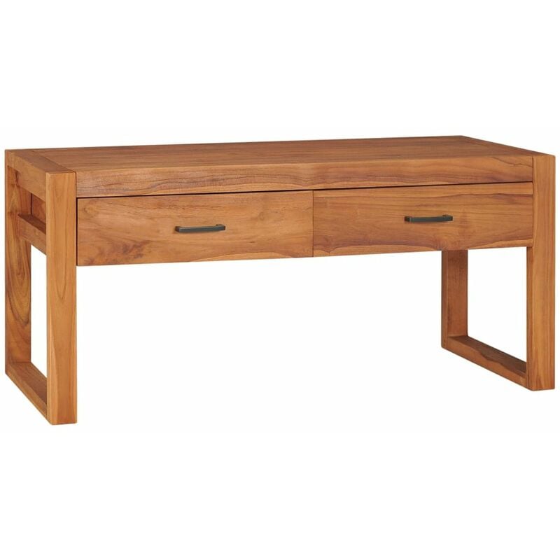 

Mueble para TV de madera reciclada de teca 100x40x45 cm