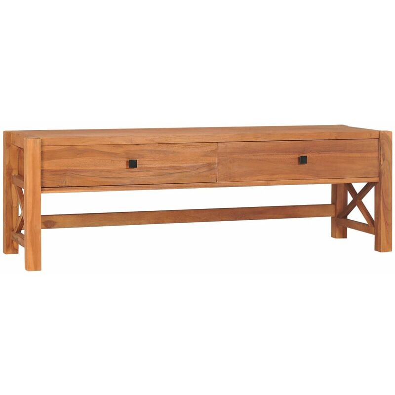 

Mueble para TV de madera reciclada de teca 140x40x45 cm