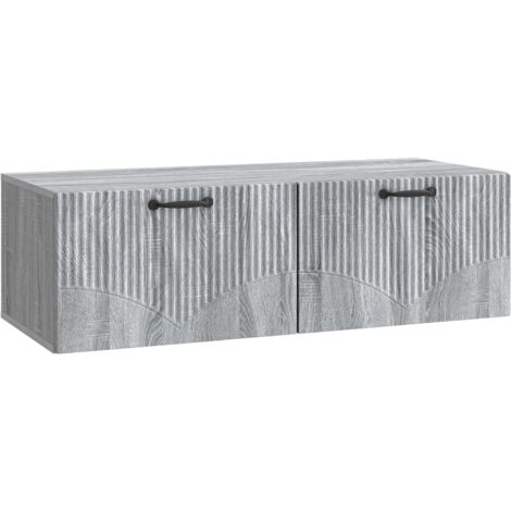 Mueble para TV de pared Gris 98 x 41 x 30 cm
