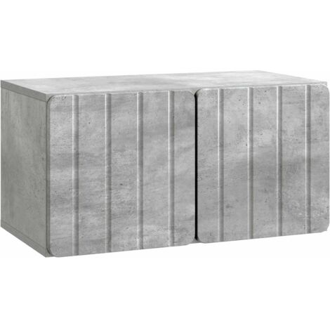 Mueble para TV de pared Gris Hormigón 59,5 x 31 x 30 cm