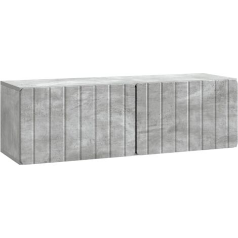 Mueble para TV de pared Gris Hormigón 98 x 31 x 30 cm