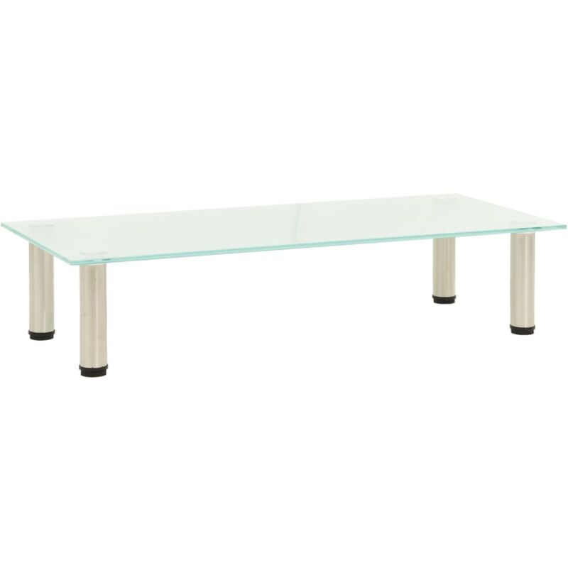 

Mueble para TV de Vidrio Templado Esmerilado 80x35x17 cm - Transparente - Vidaxl