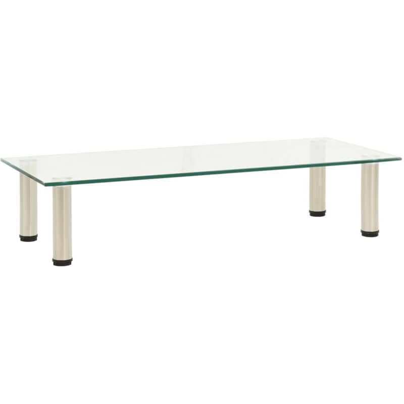 

Mueble para TV de Vidrio Templado Transparente 80x35x17 cm - Transparente - Vidaxl