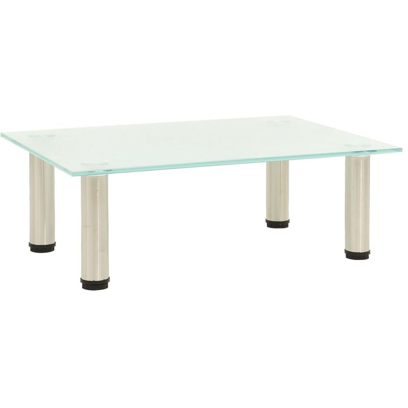 

Mueble para TV de vidrio templado esmerilado 40x35x17 cm