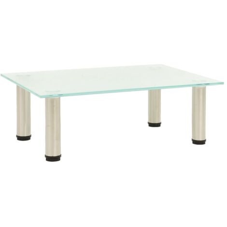 Mueble para TV de vidrio templado esmerilado 40x35x17 cm vidaXL