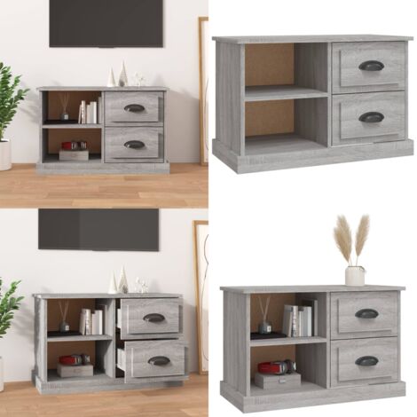 Mueble para TV madera contrachapada gris Sonoma 73x35,5x47,5 cm - Madera contrachapada - Soporte de TV